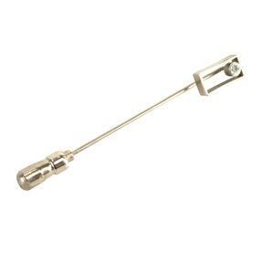 Vtg Anson Men's 12K GF Tie Tack Screw-Back Pin, Gold Faceted Element 1940s-60s
